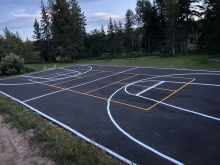Sports court lines